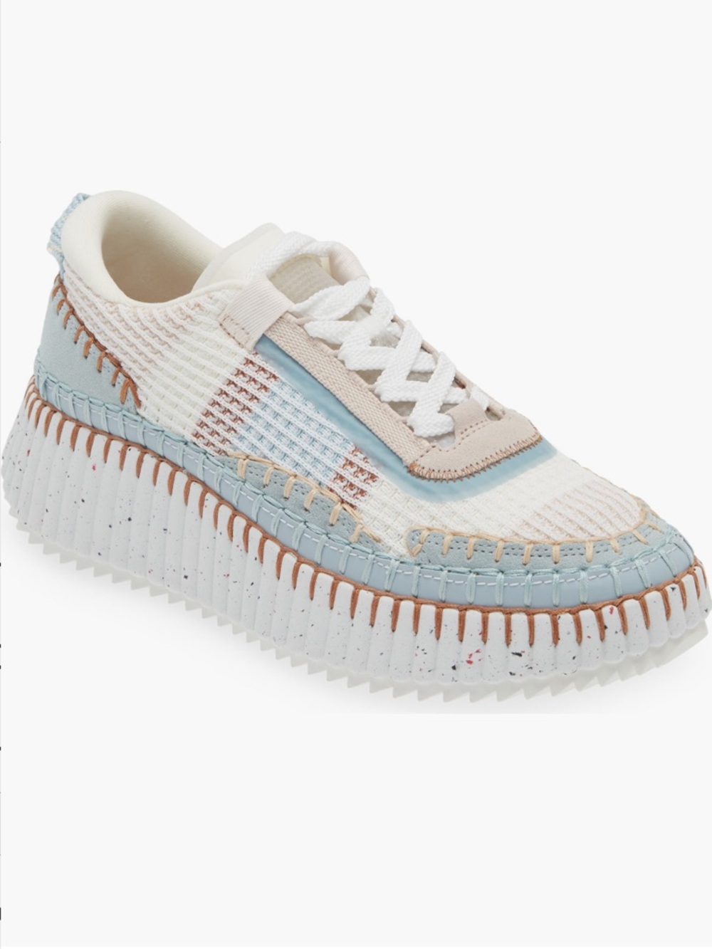Chloé Nanna Platform Sneakers - Delicate Blue NWT